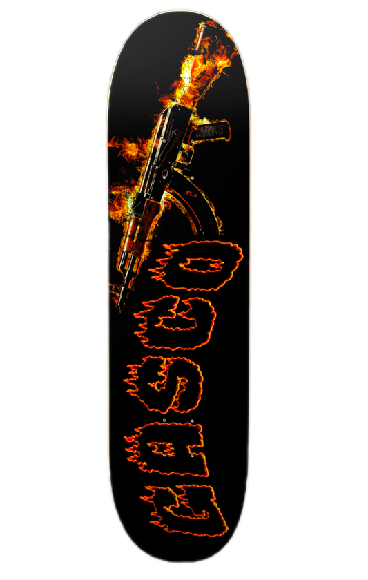Make ART not WAR Skateboard